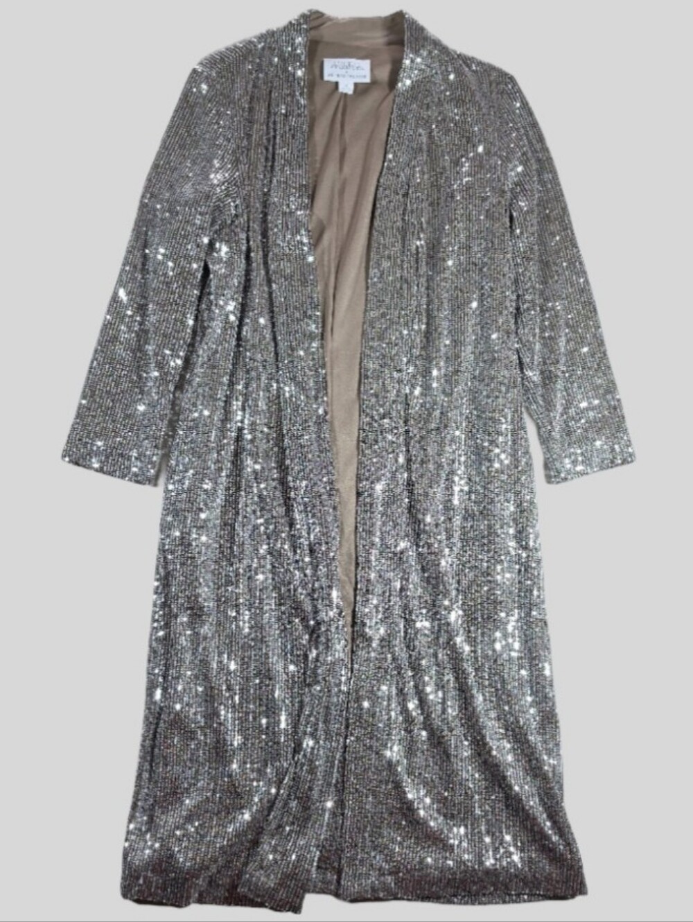 ✨ Mare Mare x Anthropologie Sequin Longline Duster Jacket Size M✨